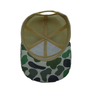 Personnalisé de haute qualité 7 panneau 168 modèle Camo Snapback casquette camionneur chapeau coton plaine maille Gorras pour la chasse en plein air Vietnam usine - Product Image 5
