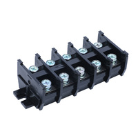 Bloc de bornes modulaire sur rail DIN TBC-100A, connecteur de distribution d'énergie 100A en alliage de cuivre, haute/basse tension, fabriqué en Chine
