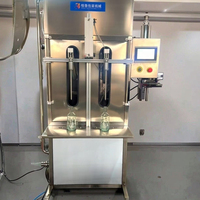 Petite machine de remplissage Baijiu de bouteille en verre semi-automatique pour l'eau, le jus, la sauce soja, le vinaigre, les condiments et les boissons