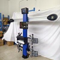 Machine d'alignement de roues simple, économique et durable, aligneur de roues 3D pour garage de réparation automobile