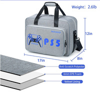 Grande capacité Compatible jeux accessoires mallette de rangement Portable sac de voyage de protection PS-5 Console sacs à bandoulière