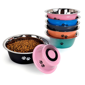 Gamelle anti-glouton en acier inoxydable 304 pour chiens, base en caoutchouc antidérapante, design labyrinthe anti-étouffement, pour chiens de petite, moyenne et grande taille - Vente en gros - Product Image 4