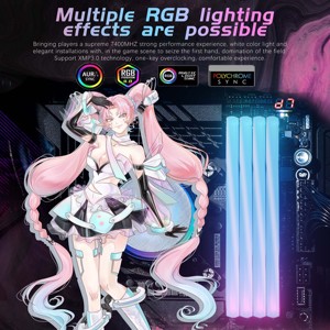 Ddr4 8/16G แรมหน่วยความจำสำหรับเล่นเกม RGB Ddr5 32GB 3200/4800/5600/6000MHz เดสก์ท็อปความเร็วสูง XMP สำหรับพีซี - Product Image 4