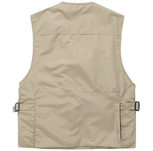 Nouveau gilet de pêche en nylon pour l'extérieur, gilet court personnalisé, veste multi-poches, gilet de sauvetage - Product Image 3