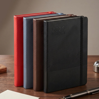Carnet A5 Premium en Cuir PU à Couverture Souple avec Reliure Cousue, Impression Sérigraphiée, Cadeau Idéal pour le Bureau et l'École