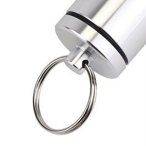 กล่องใส่ยาโลหะแบบมีพวงกุญแจกันน้ำได้กล่องใส่ยาอลูมิเนียมแบบกำหนดเองได้ - Product Image 2