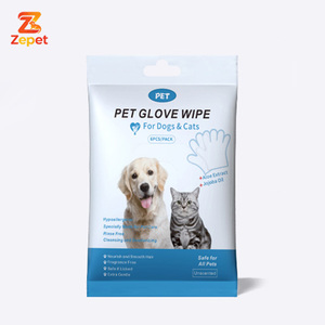 Lingettes-gants pour animaux <span class=keywords><strong>de</strong></span> compagnie, gants jetables pour le nettoyage <span class=keywords><strong>de</strong></span> la <span class=keywords><strong>bouche</strong></span> et du corps des chats et des chiens - Product Image 5