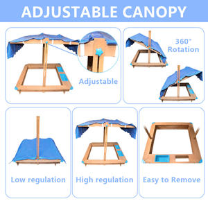 Aire de jeux pour enfants personnalisée haut de gamme <span class=keywords><strong>bac</strong></span> à <span class=keywords><strong>sable</strong></span> en bois avec bancs <span class=keywords><strong>bac</strong></span> à <span class=keywords><strong>sable</strong></span> en bois extérieur pour la récréation en plein air - Product Image 3