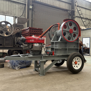 Trung Quốc Nhà máy cung cấp DIESEL di động Vàng khai thác mỏ Máy Nghiền hàm 250x400 Mini Di động máy nghiền đá - Product Image 4