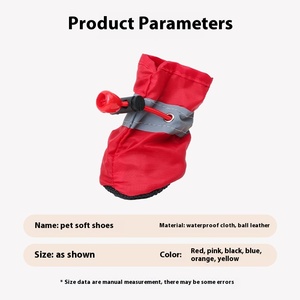 Botas Impermeables Reflectantes Ajustables para Mascotas, Zapatos para Perros - Product Image 2