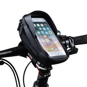 Hot Selling Waterproof Outdoor Cycling Mountain Bike Front Touch Screen Phone Bag Bicycle Handlebar Bag