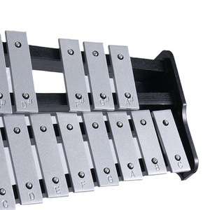 Glockenspiel Xylophone en métal de qualité supérieure à 32 notes avec marteau en plastique et sac, instrument de percussion musical pour enfants, vente en gros - Product Image 5
