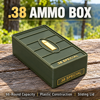 Boîte de munitions .38 Special, capacité de 66 cartouches, accessoires de tir et de chasse