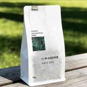 Bolsas de Café Ecológicas Impresas Personalizadas de 250g 500g 1kg con Fondo Plano, Bolsas de Papel de Algodón para Café, Empaque de Alimentos - Product Image 1