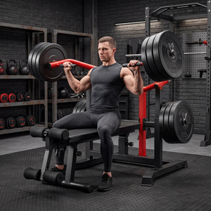 Panca Multifunzione per Fitness con Telaio in Acciaio Stabile, Attrezzatura da Palestra per <span class=keywords><strong>Casa</strong></span> - Product Image 3