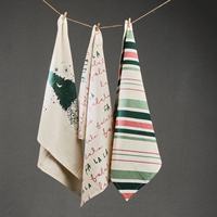 Torchon en toile 100% coton imprimé numérique personnalisé Serviette de table design pour le dîner