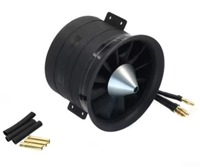 Moteur sans balais en métal Waillynice 80mm EDF QF3748 1000KV CW CCW, ventilateur à canaux 12 pales, ESC 80A pour avion RC