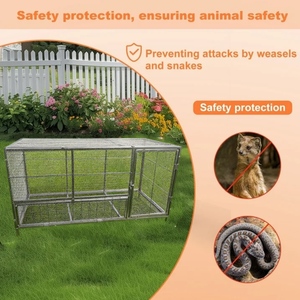 Nouveau design de poulailler pliable à double porte pour <span class=keywords><strong>poulets</strong></span> en petite quantité - Product Image 4