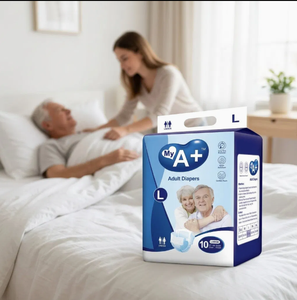 <span class=keywords><strong>Couches</strong></span> jetables <span class=keywords><strong>pour</strong></span> <span class=keywords><strong>adultes</strong></span> ERA My A+ Brand Premium, protection double anti-fuites, tissu non tissé, doux, respirant, absorption PE - Product Image 1