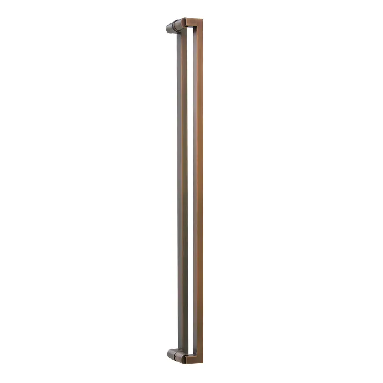 HDSAFE interior brass long wardrobe door handle in stock entry door handles for kitchen lever glass copper door handles sliding