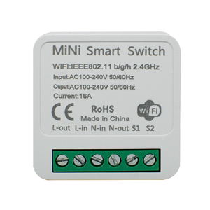 Tuya mini thông minh chuyển đổi AC100-240V 16A mô-đun Power Monitor 2-cách kiểm soát Mini <span class=keywords><strong>Switch</strong></span> Breaker cuộc sống thông minh làm việc với Alexa Google - Product Image 1