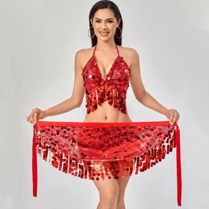 Vestito da donna metallizzato Rave lucido Crop Top reggiseno gonna frangia <span class=keywords><strong>Costume</strong></span> da bagno festival musicali Halloween Cosplay alieno <span class=keywords><strong>Costume</strong></span> - Product Image 3