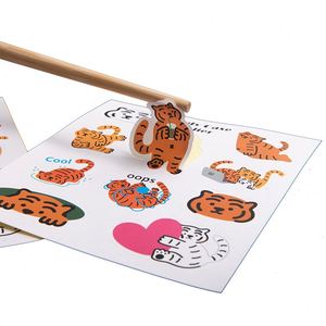 Autocollants muraux personnalisés pour clavier, animaux, anime, livre, jouets mignons de dessins animés, autocollants en vinyle pour enfants - Product Image 5