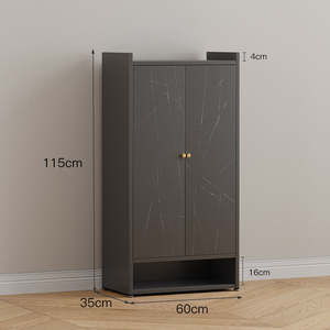 Armoire à chaussures en métal ultra-mince pour porte, rangement de chaussures dans le couloir, boîte à chaussures, <span class=keywords><strong>placard</strong></span>, étagère à chaussures KD avec motif imprimé - Product Image 5