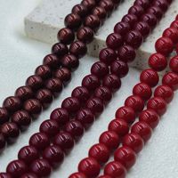 YL haute qualité coquille perles Angora rouge corail rouge perlé bijoux à bricoler soi-même accessoires bracelets de mode