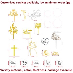 Benvenuto bambino 6 pezzi Set a forma di piede in acrilico Cake Topper <span class=keywords><strong>per</strong></span> Baby Shower accessori <span class=keywords><strong>per</strong></span> decorazioni torte - Product Image 5