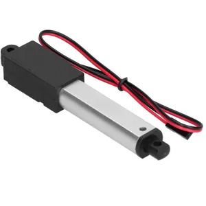 Micro Linear Actuator with Switch Controller 1.2" Stroke Small Electric Motion Actuators 12V DC, 64N/14.4lb Speed 0.6inch/s