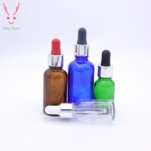 Bouchon compte-gouttes pour huile essentielle Hey Deer, anneau en aluminium électroplaqué à 18 dents, compte-gouttes en verre pour l'aromathérapie - Product Image 5