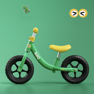 <span class=keywords><strong>Bicicleta</strong></span> de Equilibrio de Metal Resistente para Niños y Niñas, Llantas de Espuma de 12 Pulgadas, Asiento Acolchado, Experiencia de Conducción Cómoda - Product Image 2