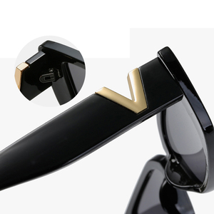Women luxury PC lenses UV400 protection cat eye Fashion rectangle driving shade Luxury <b>sunglasses</b> for women - Product Image 6