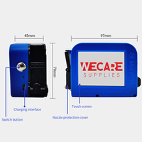WECARE machine d'impression de produit chaud TIJ mini imprimante à jet d'encre machine de codage par lots portable pour l'impression plastique