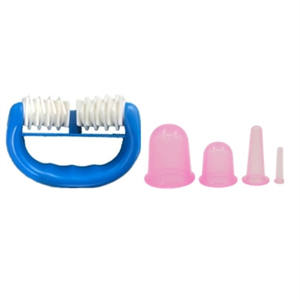 5 pièces Silicone <span class=keywords><strong>Anti</strong></span>-<span class=keywords><strong>Cellulite</strong></span> tasse vide Massage rouleau aspiration ventouses ensemble pour la Relaxation du corps - Product Image 4