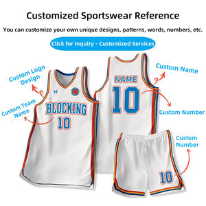A buon mercato 100% poliestere personalizzato basket uniformi & Shorts di alta qualità traspirante Outdoor sport stampati set basket Jersey - Product Image 5