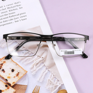 2024 mới nhất Eyewear men kính quang học vuông kim loại bán buôn bóng râm quang khung kính mắt - Product Image 2