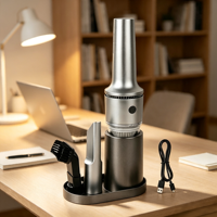 Aspirateur portable rechargeable pour équipement de caméra de drone, brosse de précision 12000Pa pour la photographie CE