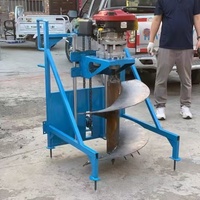 Machine de forage au sol à essence de grande puissance 5HP MMT-10, perceuse à trous de haute qualité, tarière portable, mini pelle à essence