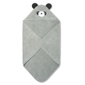 Peignoir absorbant pour enfants, motif animal de dessin animé, séchage rapide, avec capuche, très vendu - Product Image 1