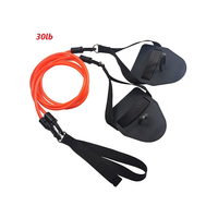 Cinturón de entrenamiento de natación para lecciones de natación mejoradas Banda elástica de fitness para resistencia de entrenamiento de fuerza