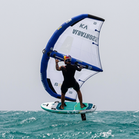 Planche de SUP Hydrofoil Unisexe Kinma avec Deck en EVA et PVC Drop Stitch, Pompe et Laisse Incluses, Garantie 1 An pour le Surf Océanique et le Foiling