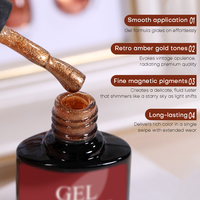 Vernis à ongles gel professionnel certifié CPSR, effet œil de chat, sans HEMA, sans TPO, couleurs personnalisées, OEM ODM pour les salons de beauté européens