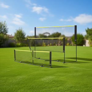 D0100HAMI2Y Juego de Red de Bádminton de 10 pies de Ancho con Postes Ajustables para Niños, Juego Interior y Exterior - Product Image 2