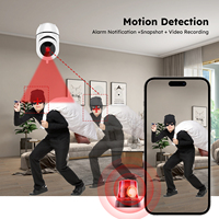 AGSHOME 智能家居安全系统 1080P 全高清 WiFi 2.4G Tuya App PIR 运动摄像头 门磁传感器 SOS 吠叫警报器 3 件套