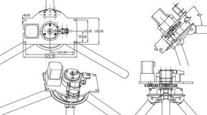Mecanismo <span class=keywords><strong>de</strong></span> puerta <span class=keywords><strong>de</strong></span> torniquete <span class=keywords><strong>de</strong></span> trípode automático inteligente, embrague <span class=keywords><strong>de</strong></span> dientes más grande, <span class=keywords><strong>silencio</strong></span> anticolisión y sin desgaste abrasivo, comunicación RS485 - Product Image 3