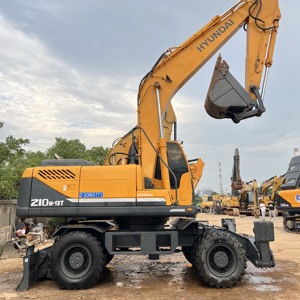 รถขุดมือสอง Hyundai 210W-9 210w เครื่องจักรก่อสร้างแบบล้อ  ขาย Hyundai Robex 210W-9 210W-7 รถขุดแบบล้อ มือสอง - Product Image 1