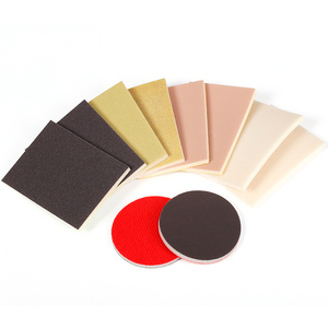 Блок абразивных губок на липучке для шлифовки, диски из губчатой наждачной бумаги - Product Image 1