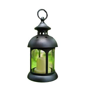 Lanterne <span class=keywords><strong>tempête</strong></span> à bougie <span class=keywords><strong>LED</strong></span> à énergie solaire IP67 treillis creux décoratif de jardin disponible couleur rouge blanc à piles - Product Image 3